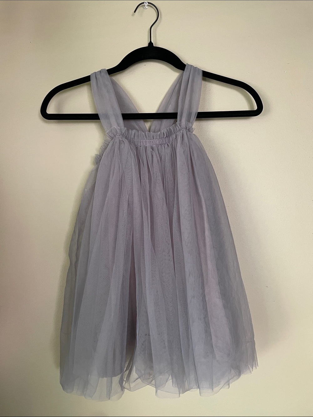 Light Gray Tulle Party Dress